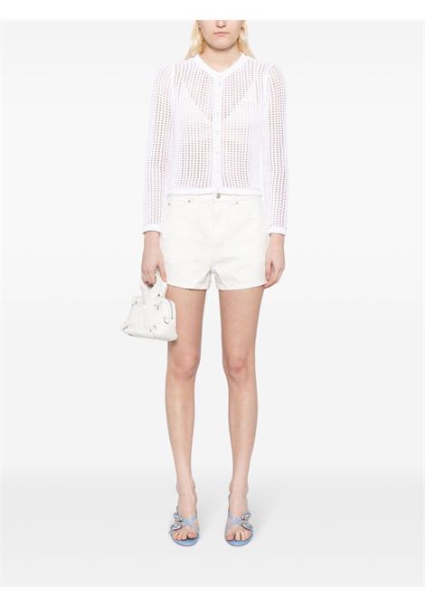 Shorts a vita alta in bianco - donna ALEXANDER WANG | 4DC2244360120